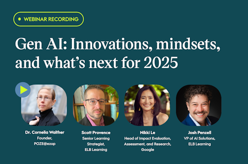 Gen AI: Innovations, mindsets, and what’s next for 2025