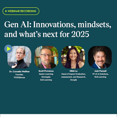 Gen AI: Innovations, mindsets, and what’s next for 2025