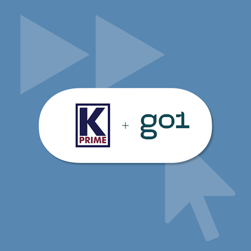Kprime + Go1 logos