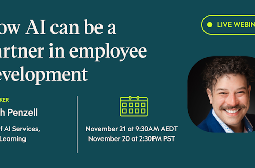 Webinar: How AI can be a partner in employee development