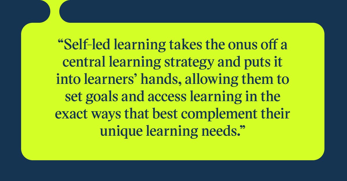 The benefits of self-directed learning