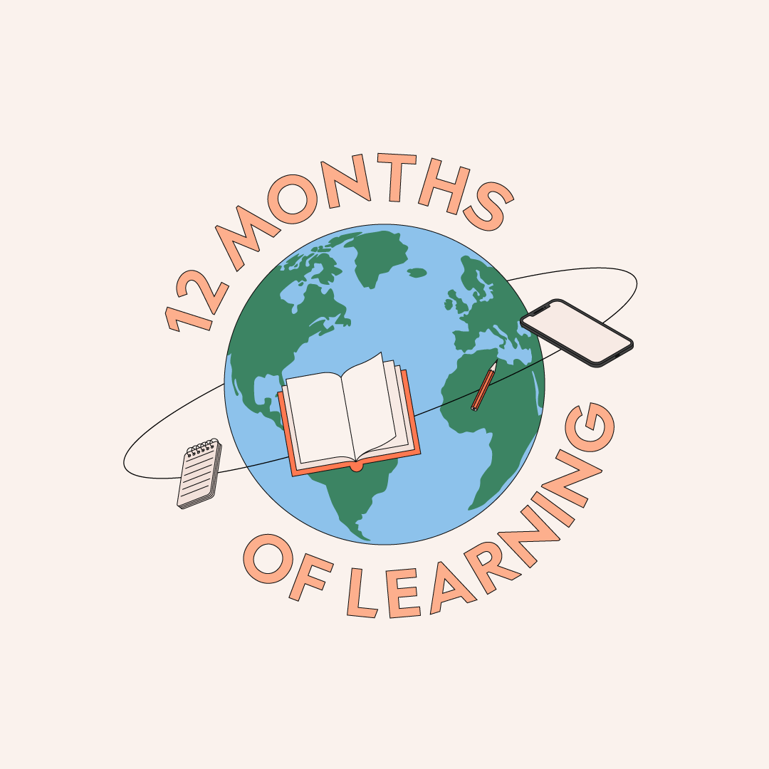 12 months of learning