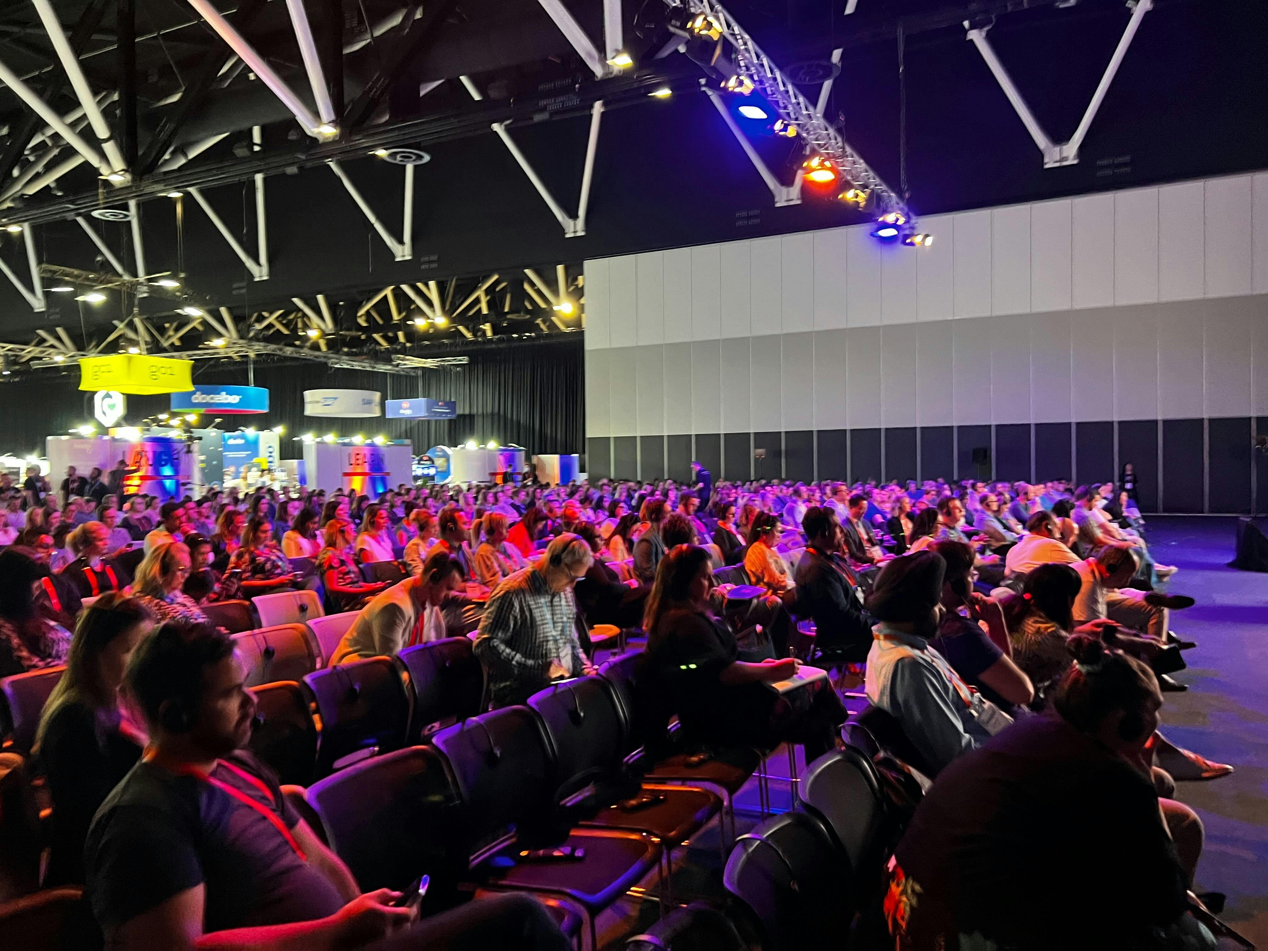 Packed audience during Natasha's presentation