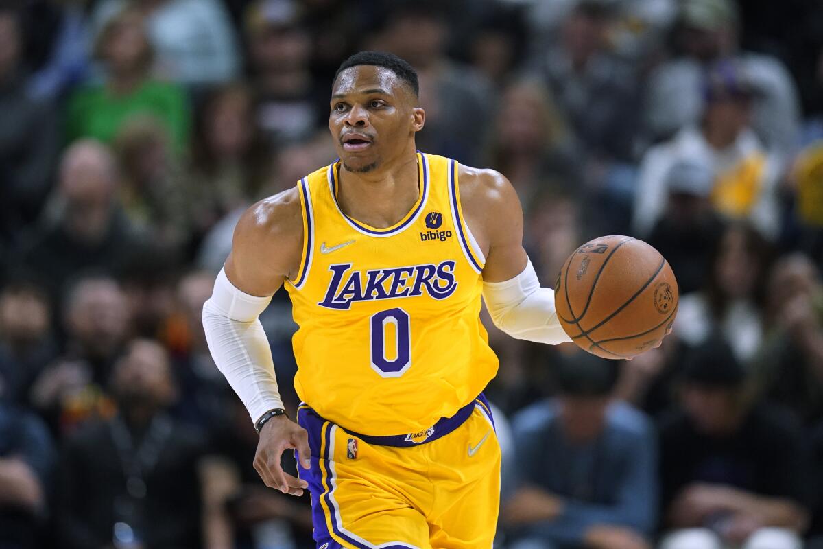 Westbrook with the Lakers
