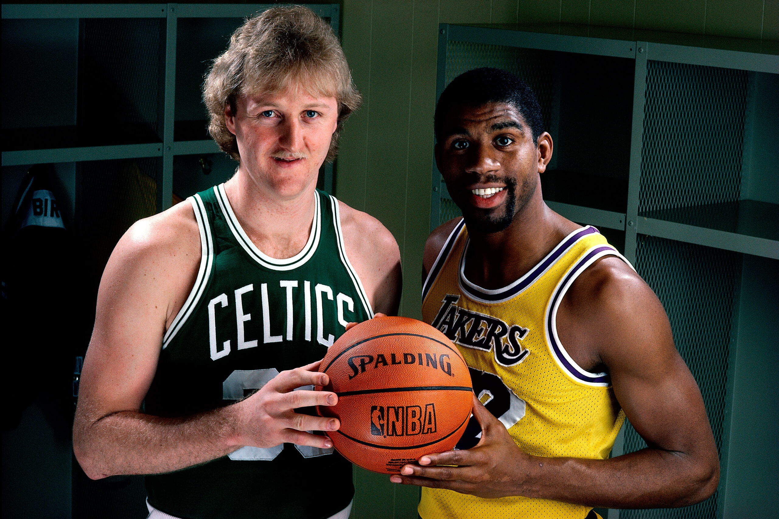 Larry Bird and Magic Johnson