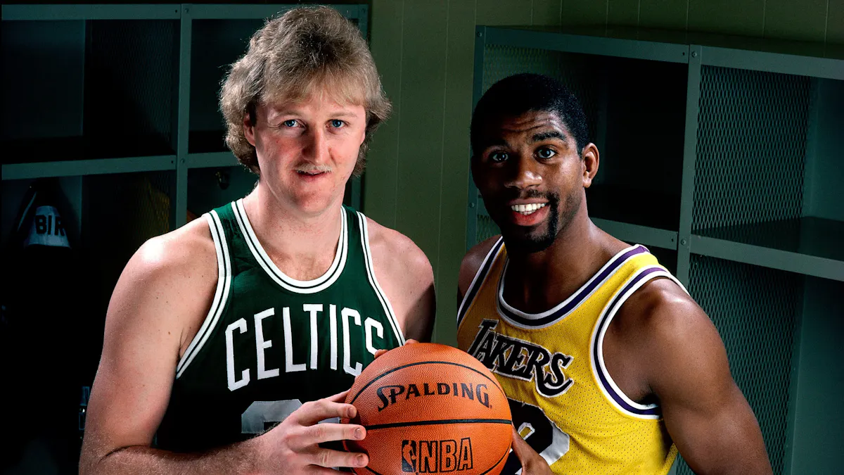 Larry Bird and Magic Johnson