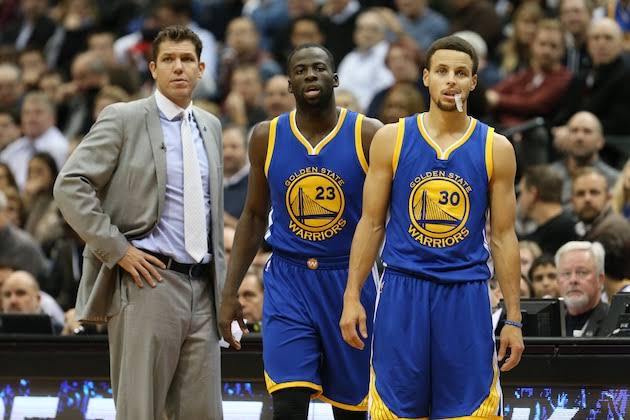 Draymond Green and Steph Curry