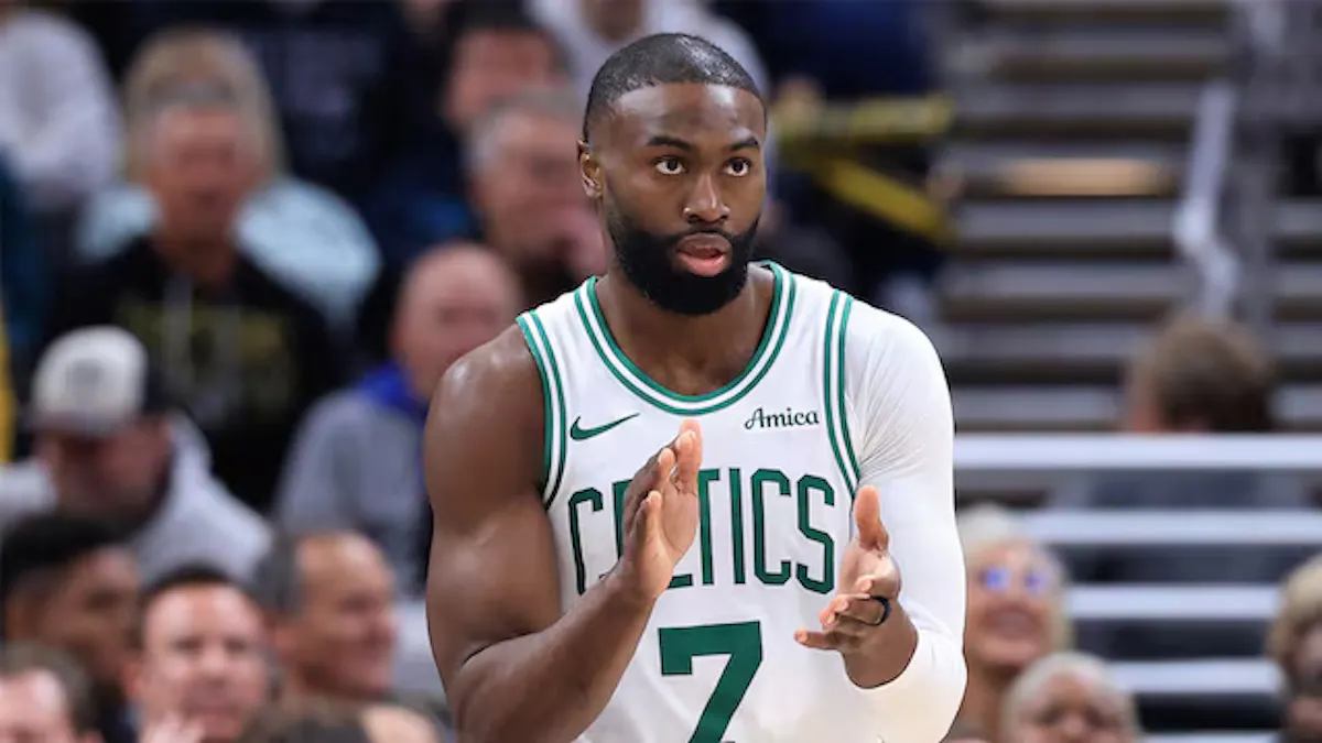 Jaylen Brown in Celtics Threads