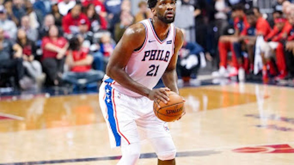 Embiid has suited up for just 58 contests over two seasons
