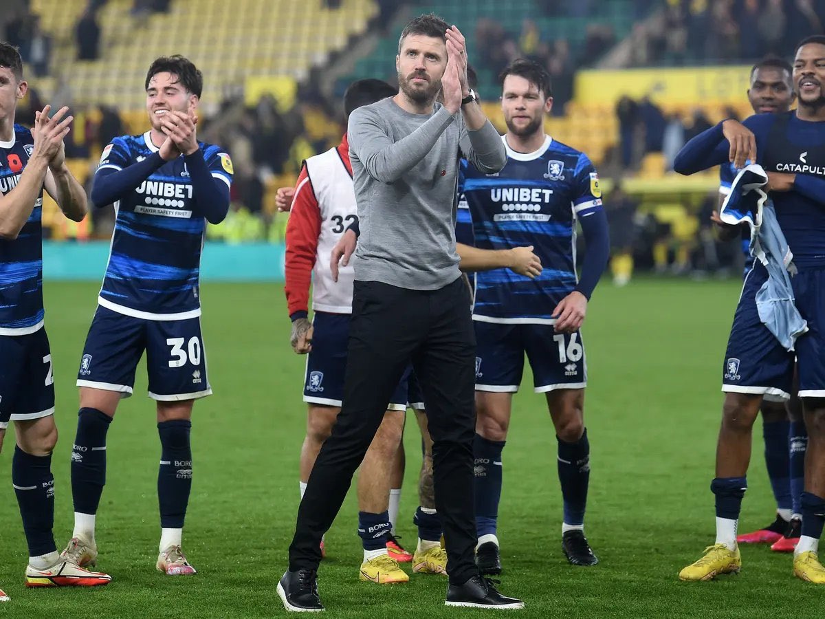 Carrick was a coach at Middlesbrough
