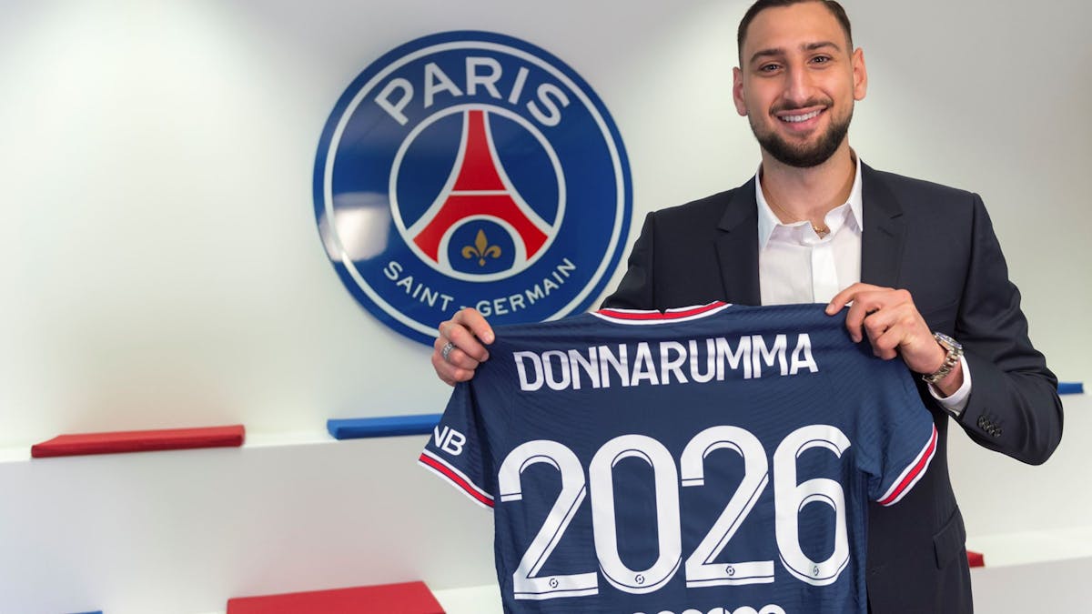 Donnarumma joined PSG from AC Milan