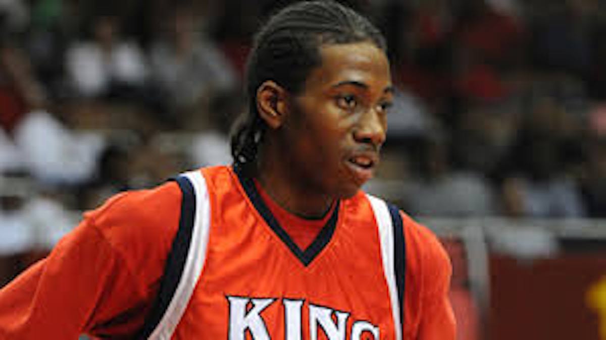 Kawhi Leonard in high school