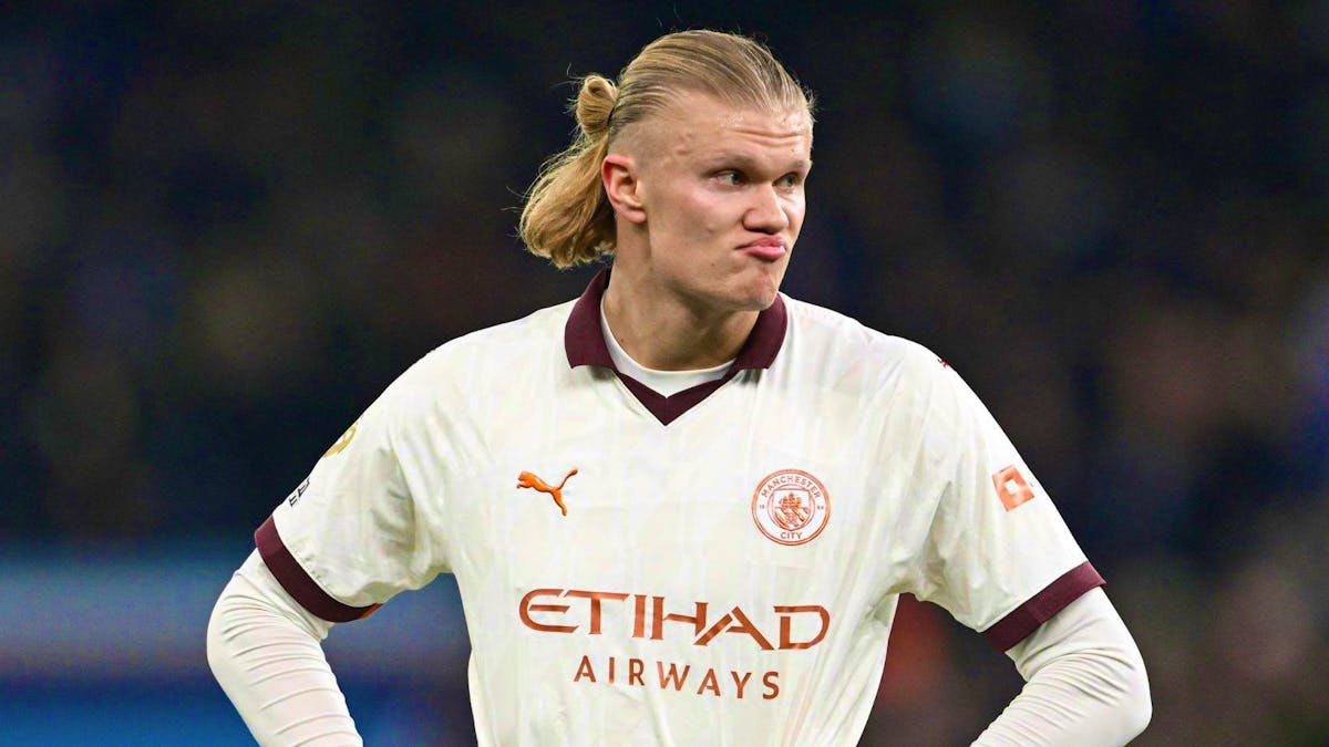 Erling Haaland need to improve in other areas of the pitch/ Photo Credit: City Report via X