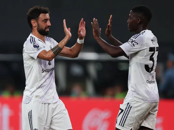 Bruno and Kobbie Mainoo