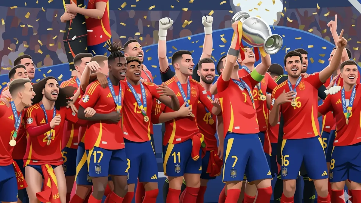 De La Fuente won Euro 2024 with Spain