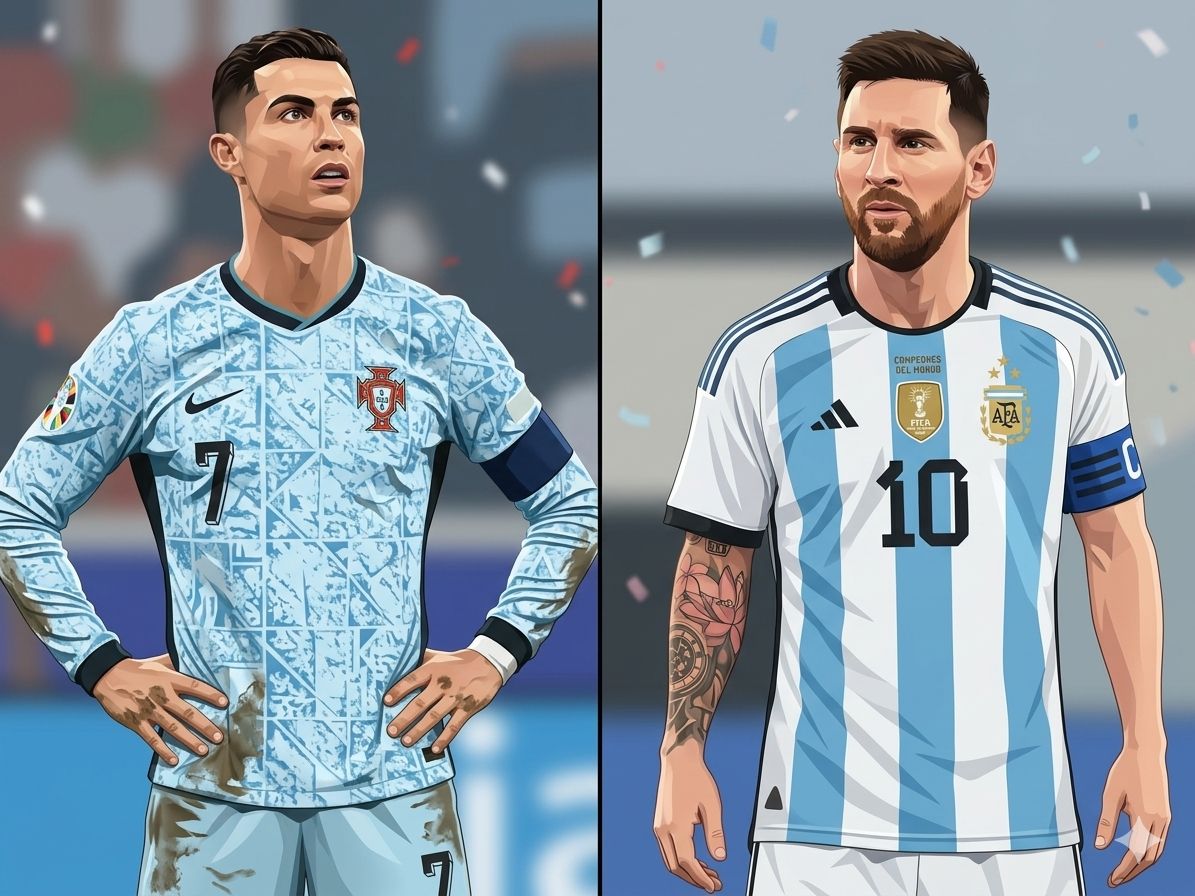 Ronaldo vs Messi: career goals, trophies, Ballon d'Or wins and the GOAT debate