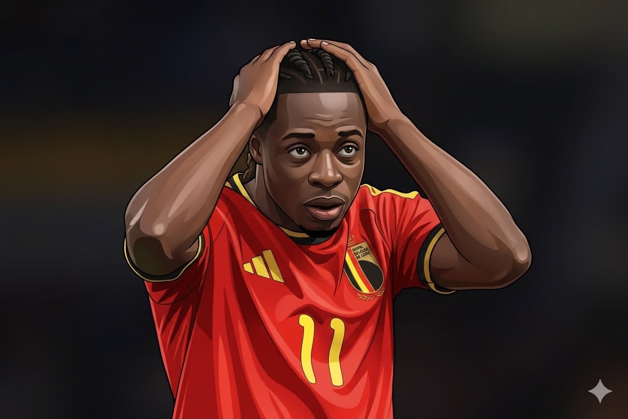 Jeremy Doku has been criticized for saying that he could leave Belgium's World Cup squad to attend the birth of his son.