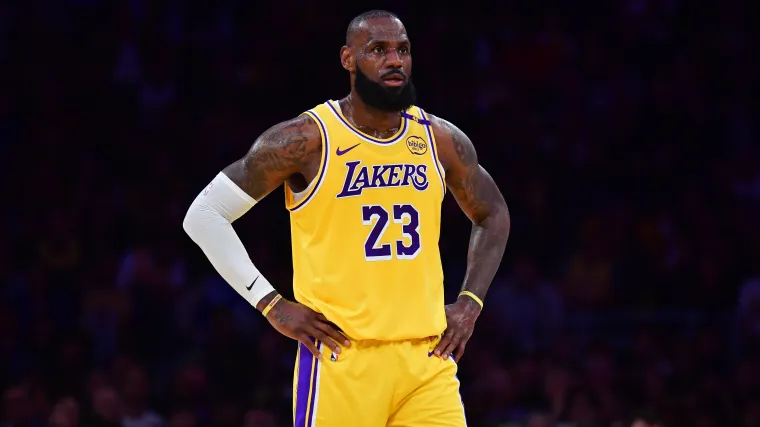 LeBron James with LA Lakers