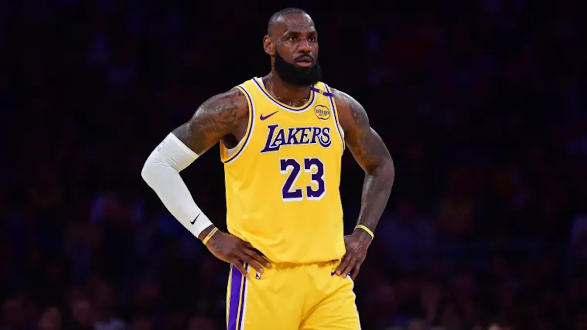 LeBron James with LA Lakers