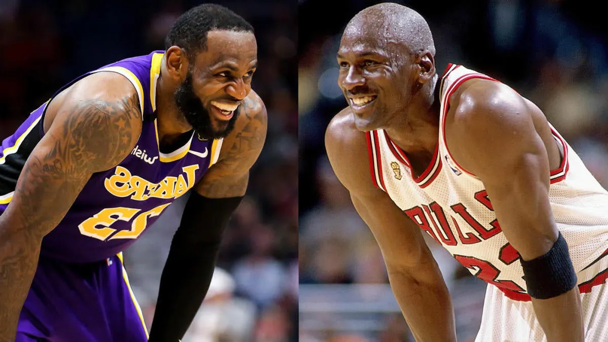 Lebron James and Michael Jordan