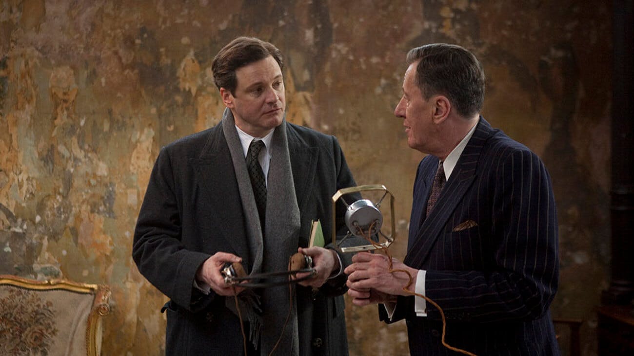 Still from the movie The King's Speech