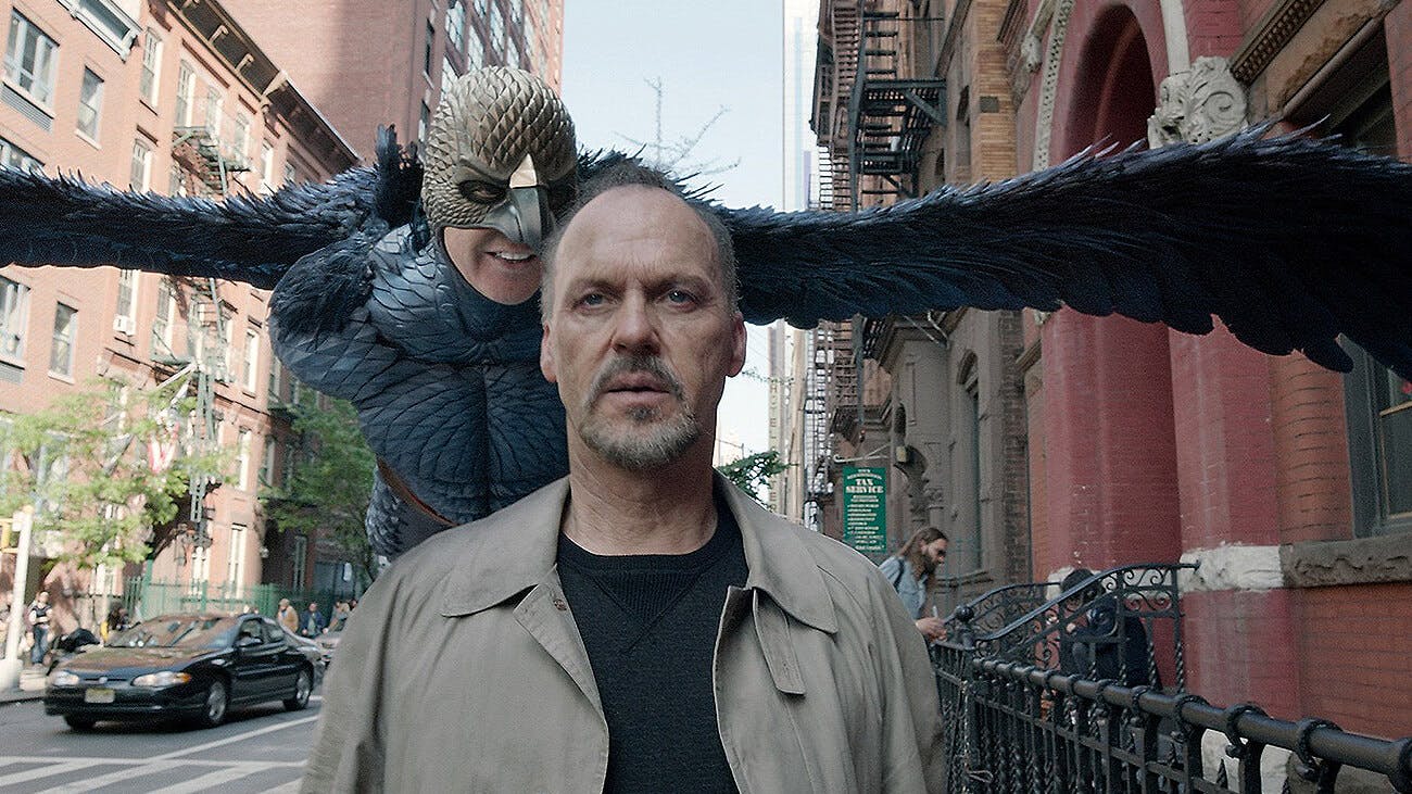 Still from the movie Birdman or (The Unexpected Virtue of Ignorance)