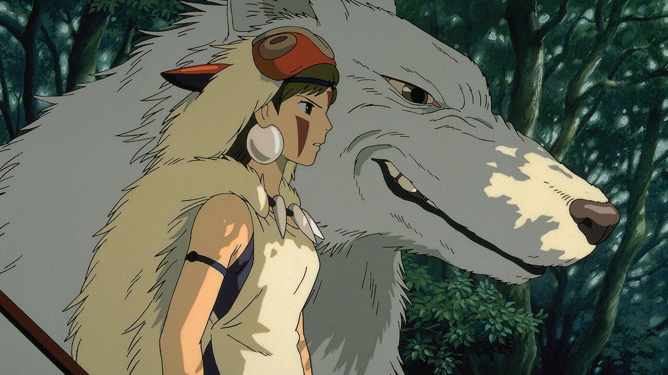 Still from the movie Princess Mononoke