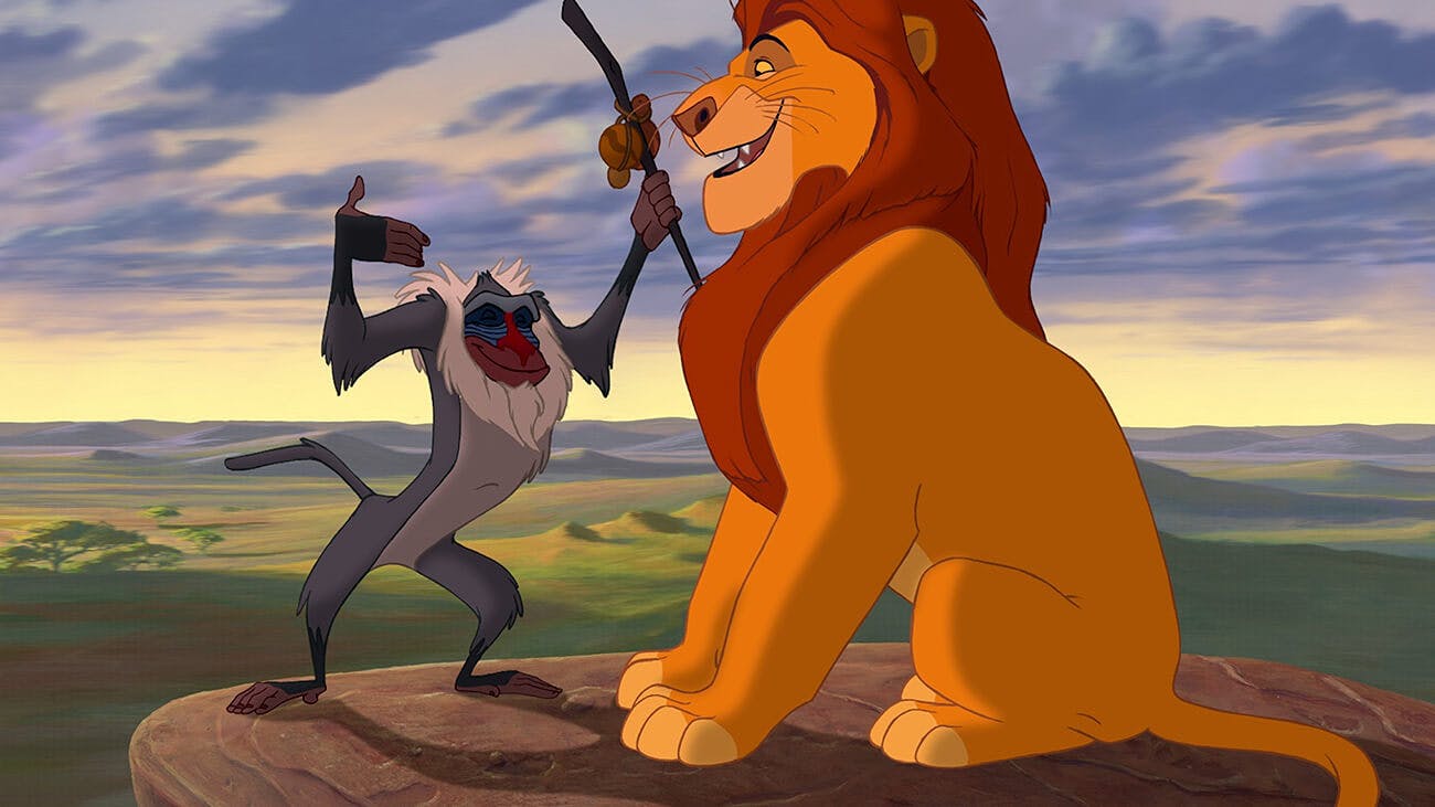 Still from the movie The Lion King