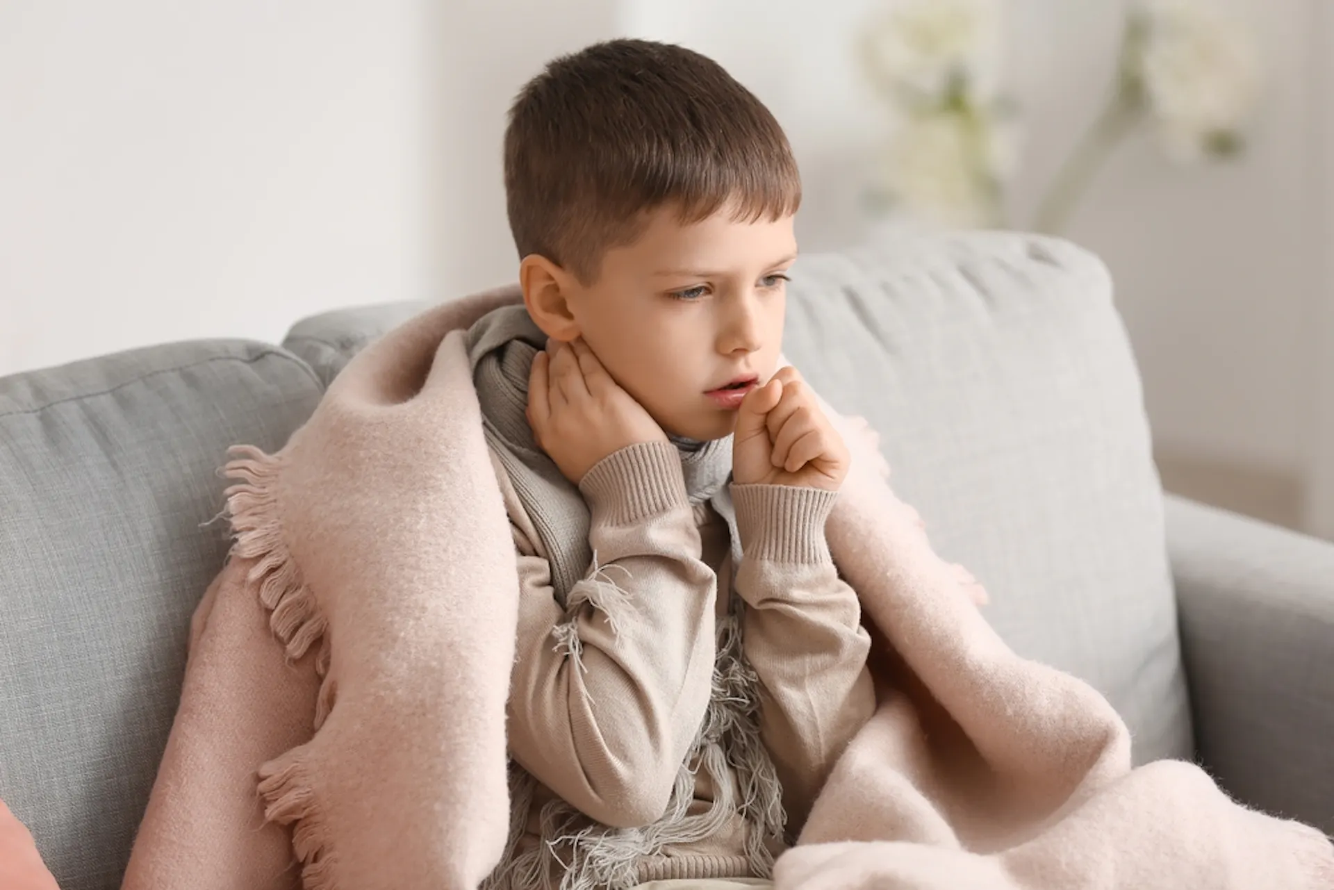 Child coughing