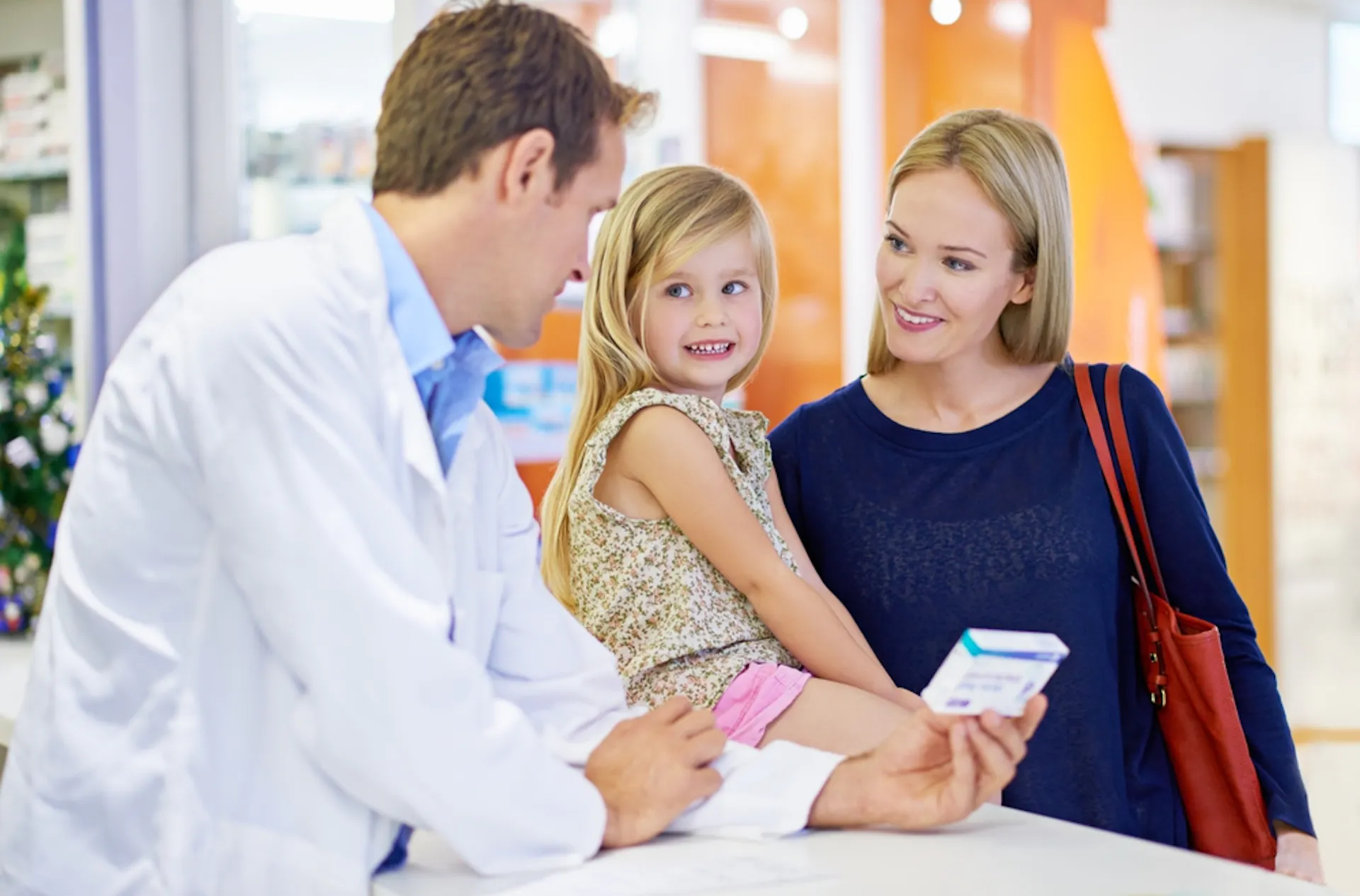 Physician and child feel better