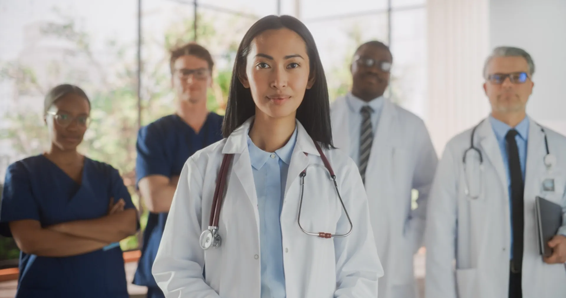 Group of physicians