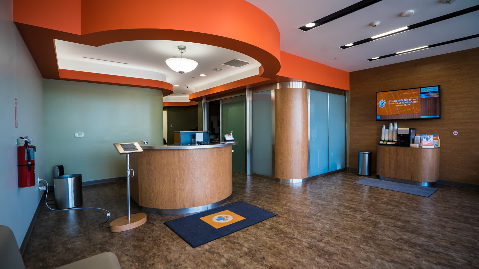 Inside GoHealth Urgent Care Lobby