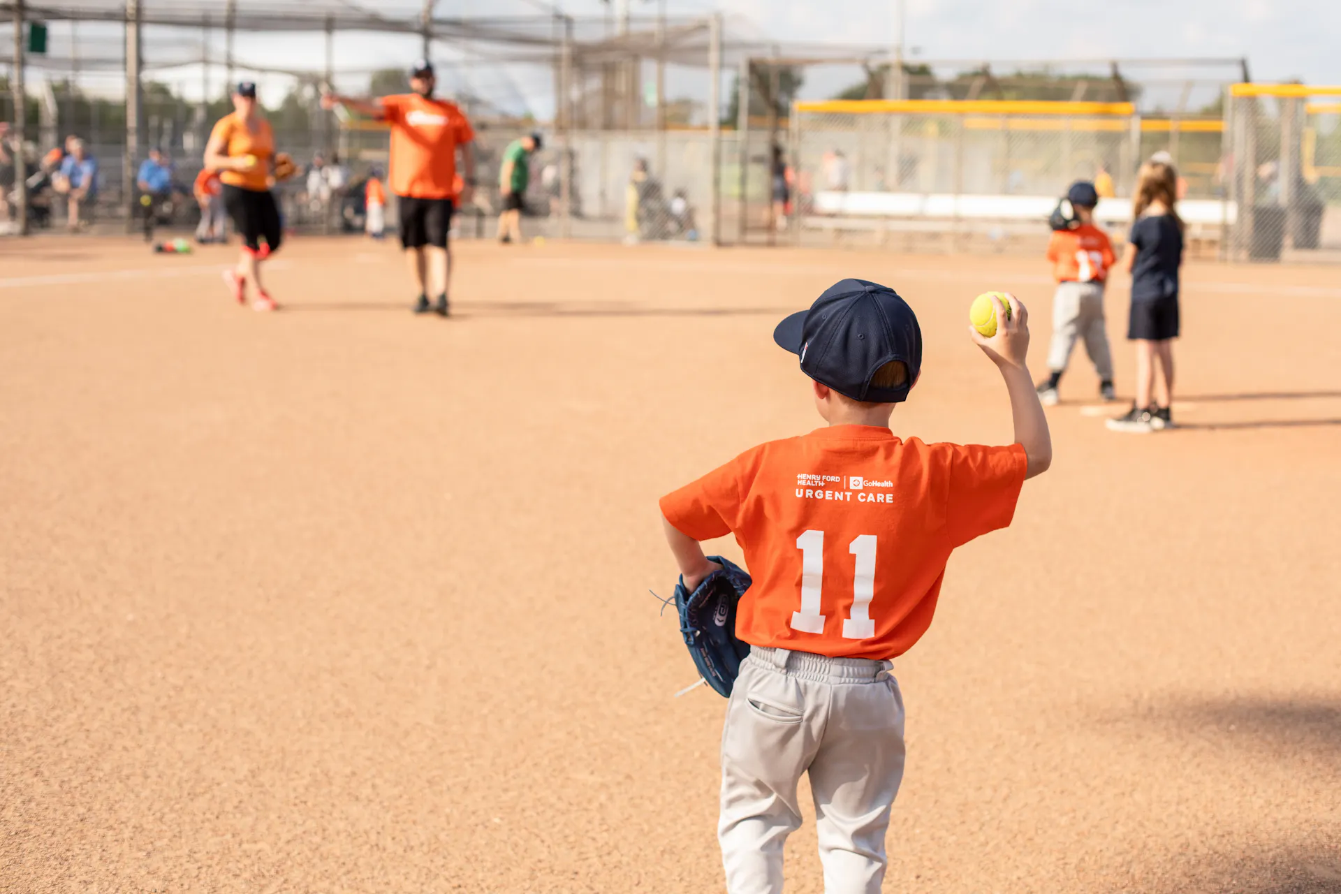 Henry Ford-GoHealth kids baseball team