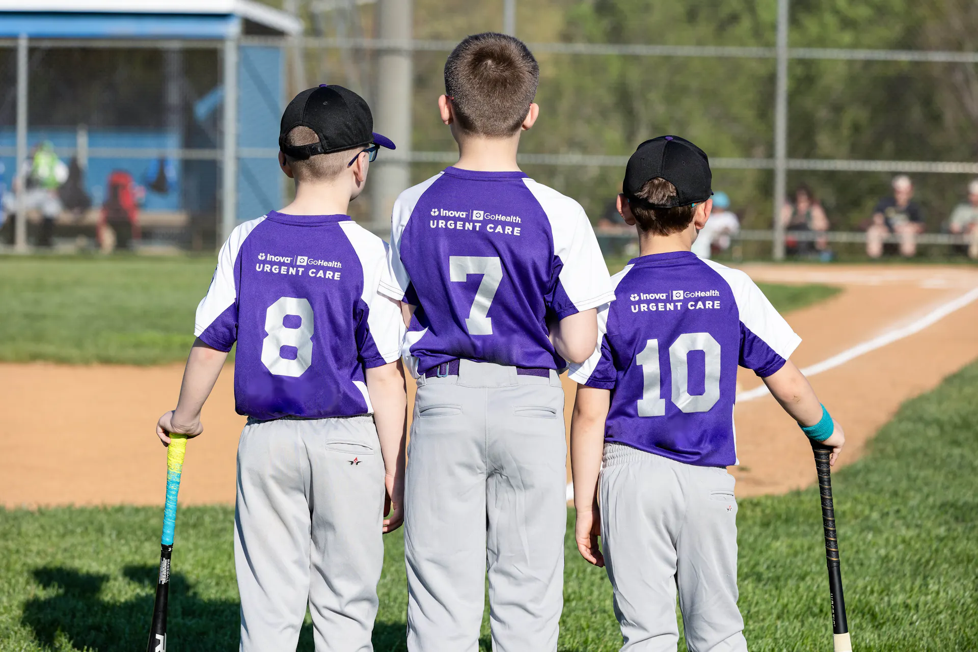 Inova-GoHealth kids baseball team