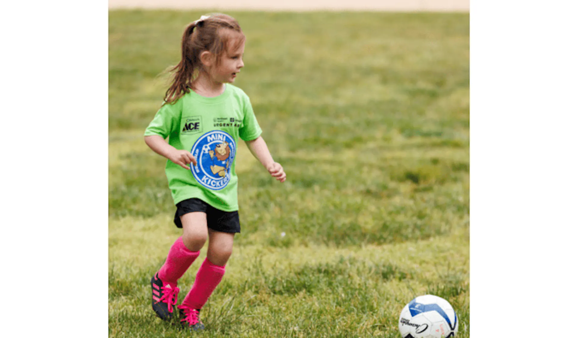 Northwell Health-GoHealth little girl playing soccer