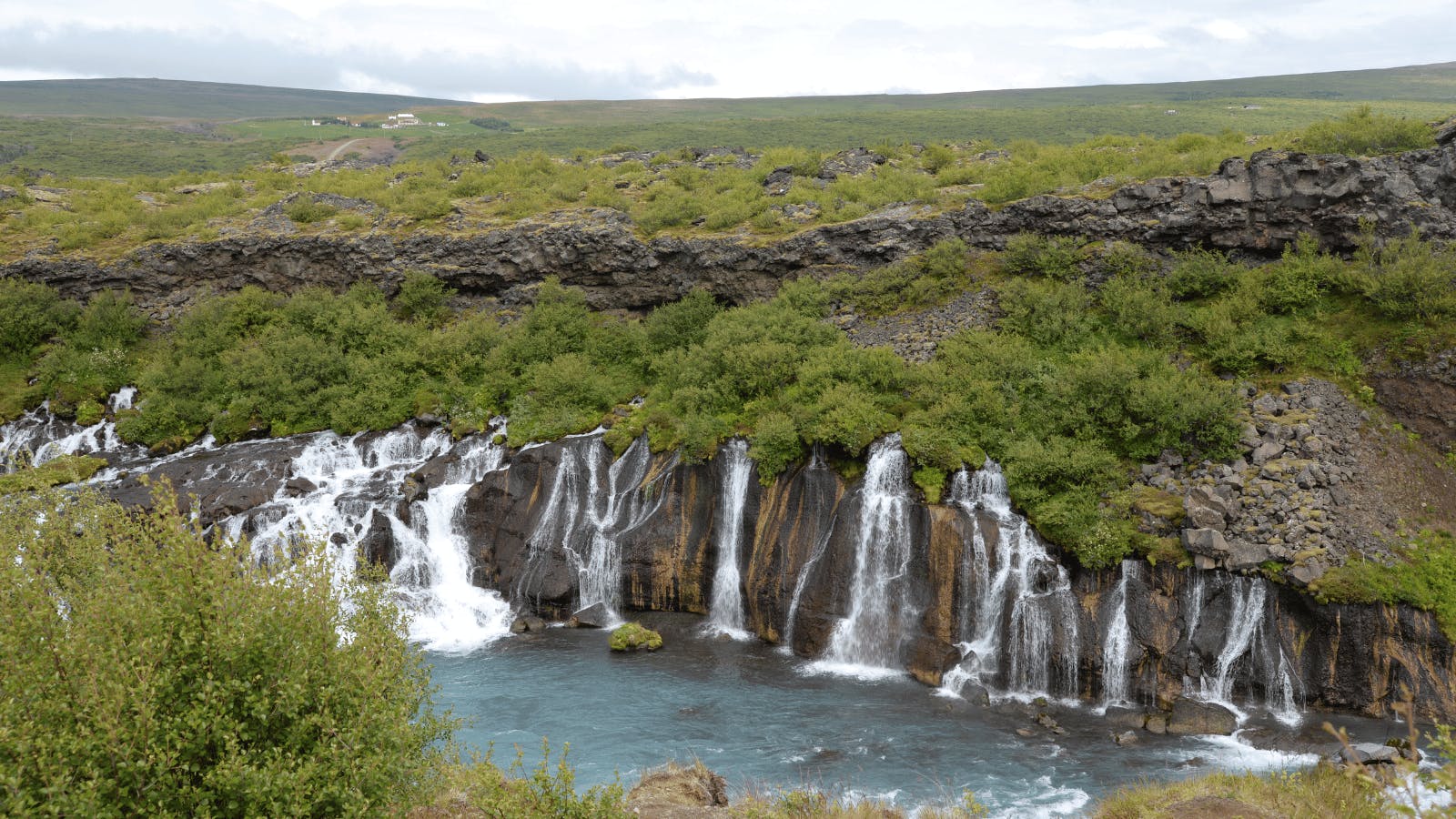 Hraunfossar Iceland.