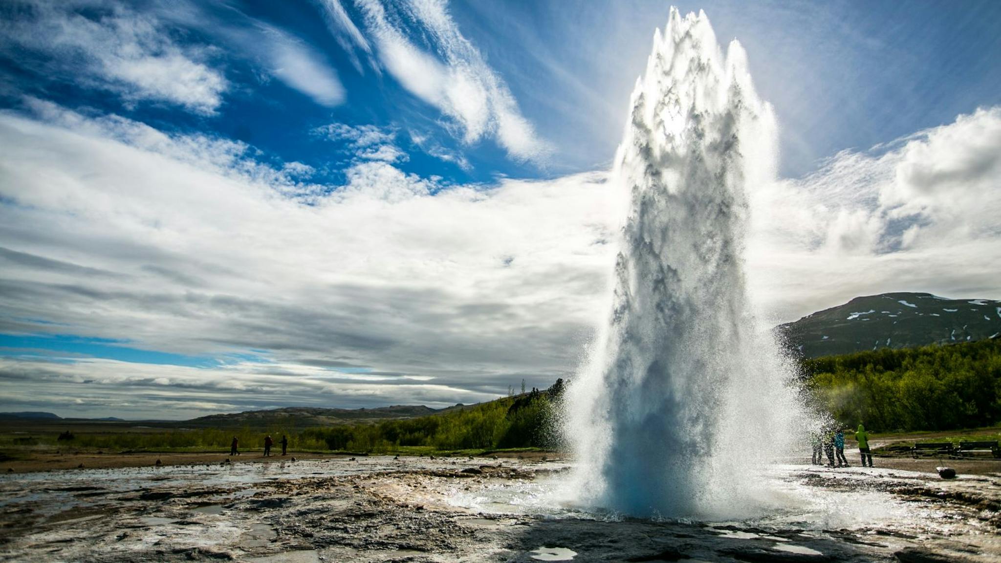 Geysir in Iceland.