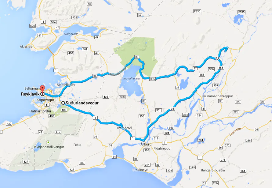 Driving the Golden Circle in Your Rental Car - GO Iceland