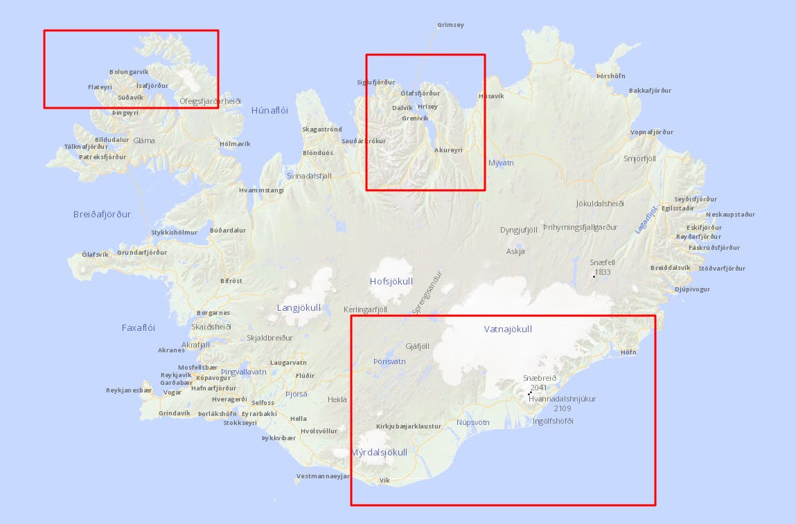 Blackouts in Iceland 8th of December 2015