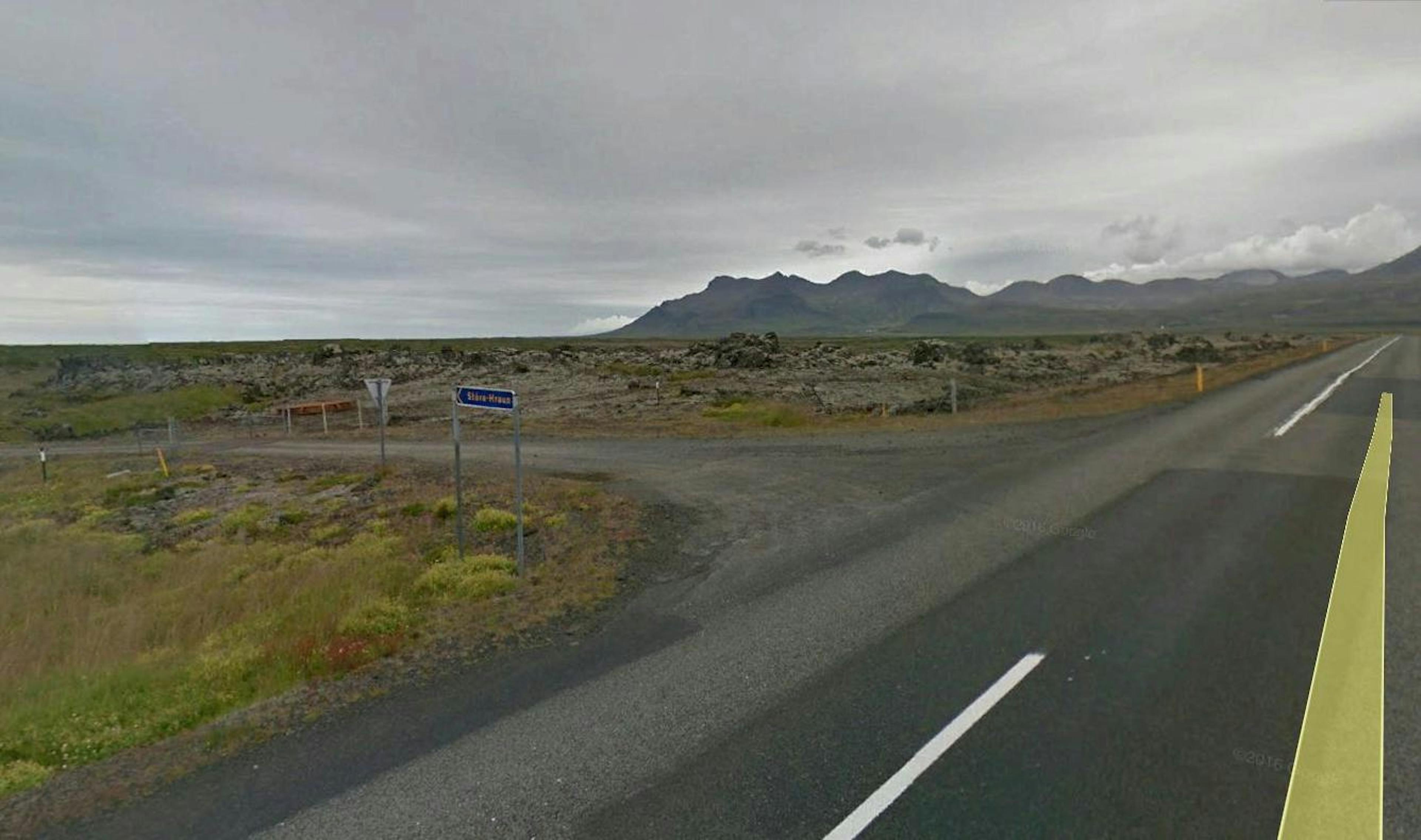 The directions to Landbrotalaug in Snæfellsnes, Iceland