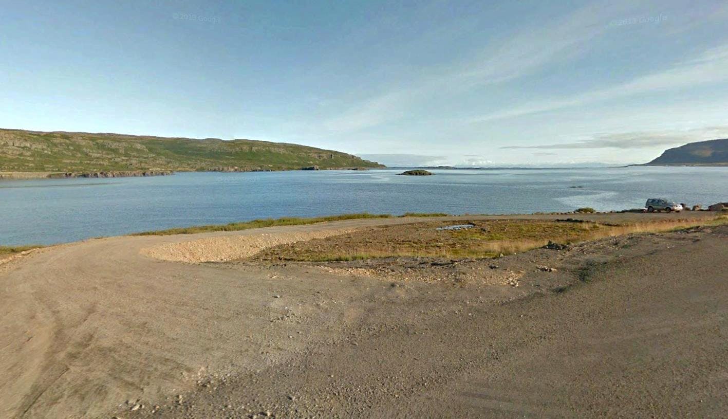 The directions to Hellulaug in the Westfjords, Iceland