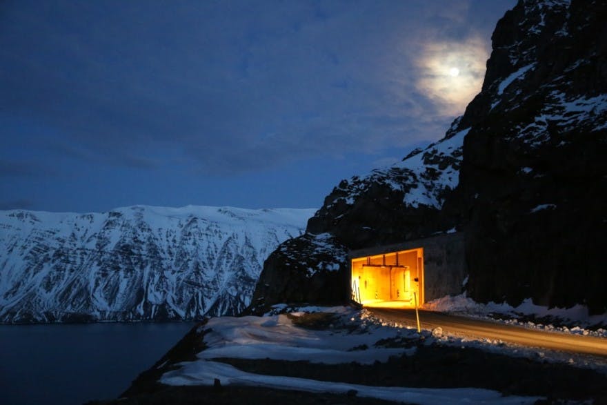 Strákagöng, the tunnel north of Siglifjörður