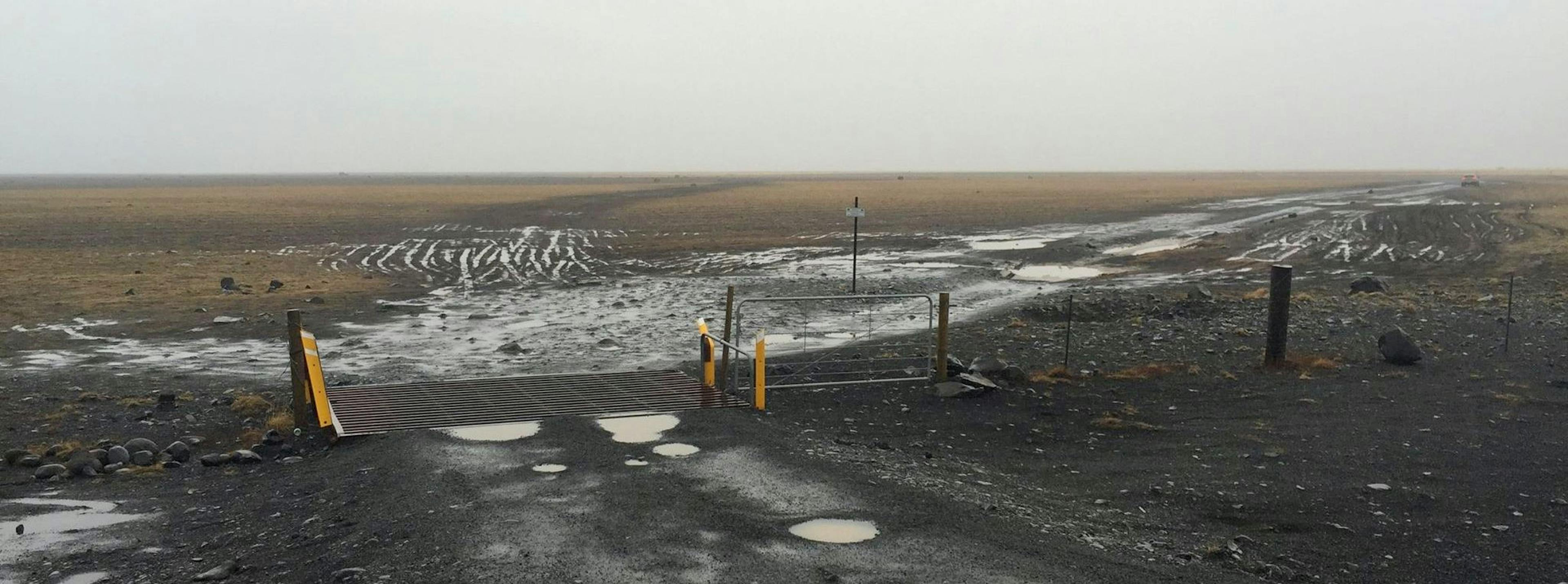 The road to the crashed airplane is closed for now