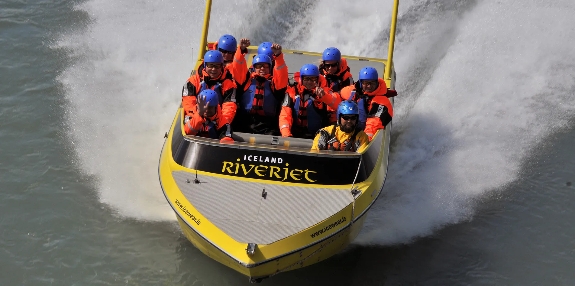 River jet boat in Iceland
