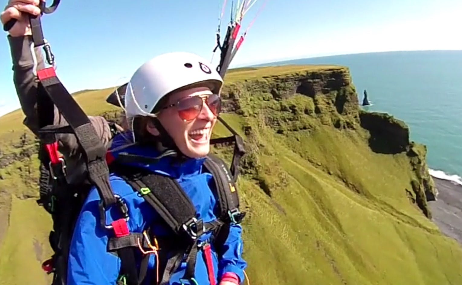 Paragliding in Iceland