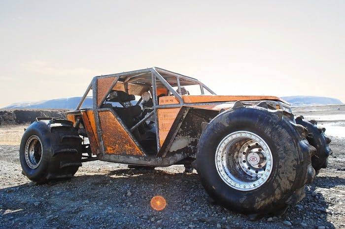 Offroad driving in Iceland