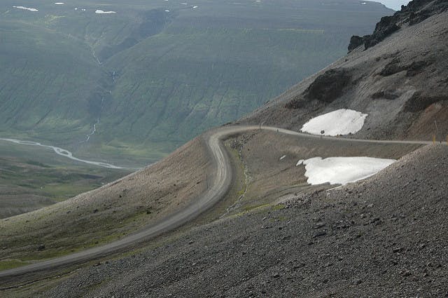 Highland roads in Iceland