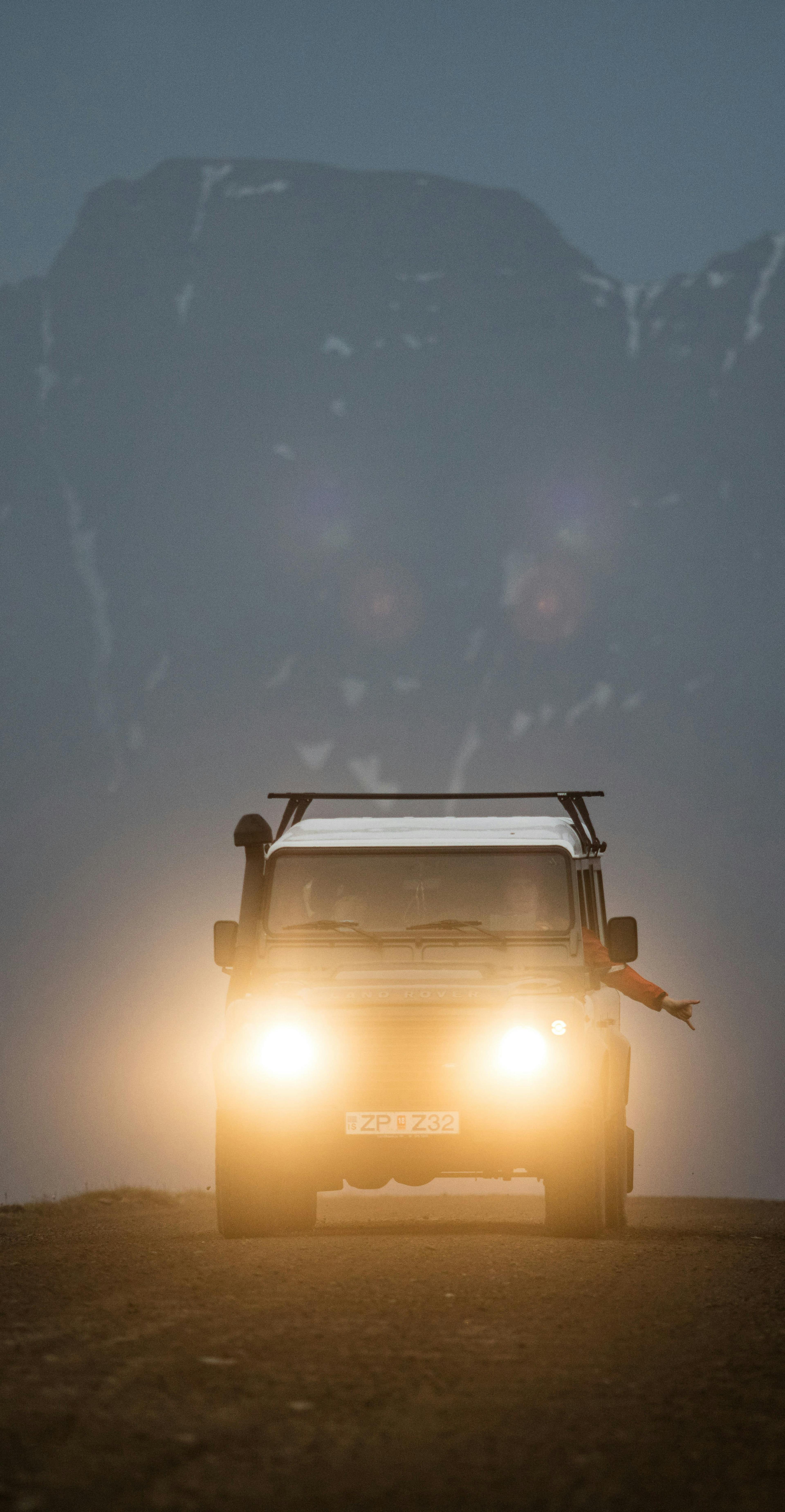 Fall driving in Iceland