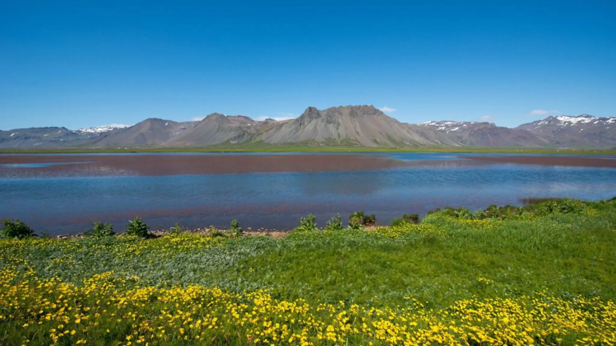 The scenic beauty of the Snaefellsnes Peninsula. 