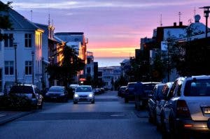 Driving in Reykjavik